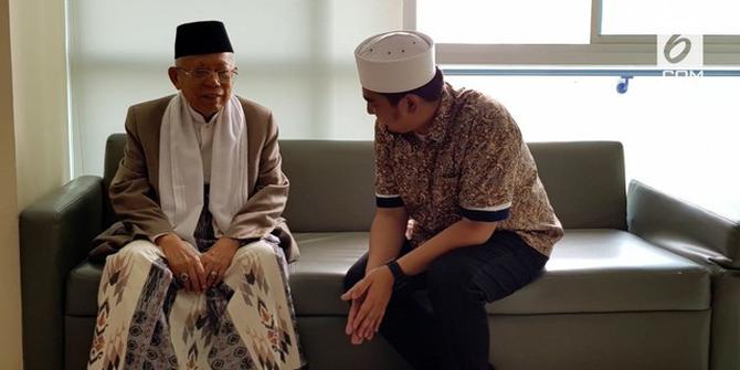 VIDEO: Ma'ruf Amin Jenguk Arifin Ilham di Rumah Sakit