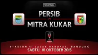 Persib Bandung vs Mitra Kukar (Liputan6.com/Ari Wicaksono)