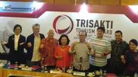 Acara jumpa pers Trisakti Tourism Award di Jakarta, 21 Juni 2019. (Liputan6.com/Henry)