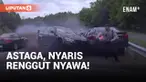 Seorang polisi Amerika Serikat secara ajaib selamat dari kecelakaan mematikan. Ia berhasil lolos dari tabrakan keras mobil dengan kecepatan tinggi.