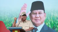 Menteri Pertahanan (Menhan) Prabowo Subianto saat bertemu 35 ribu petani di Blora, Jawa Tengah, Kamis (18/1/2024). (Dok. Istimewa)