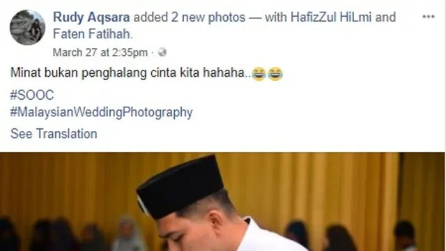 Pengantin pria di Malaysia jadi viral karena bermain game sebelum ijab kabul (merdeka)