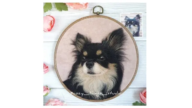 Wol Sebagai Media Lukis (sumber: Instagram/@cozy_things_studio)