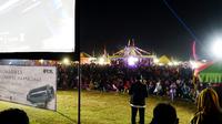 Rangkaian Festival Film Purbalingga dimulai dengan pembukaan Layar Tanjleb di Karanggedang, Purbalingga. (Foto: FFP/Muhamad Ridlo/Liputan6.com)