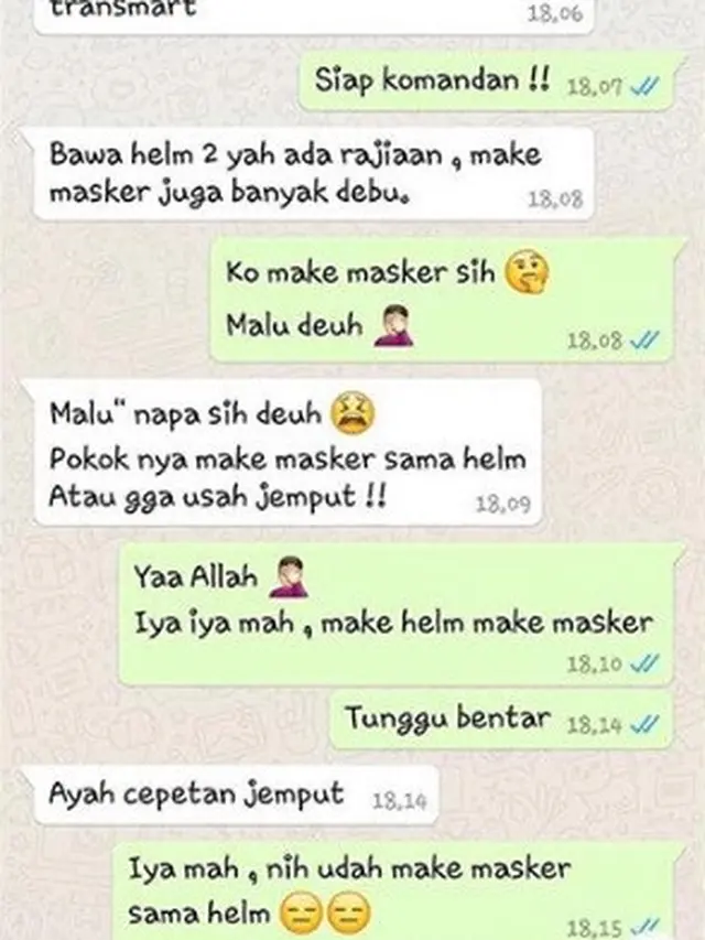 masker wajah (foto: facebook Alfin Kharisma)