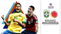 Prediksi Brasil vs Kolombia (Liputan6.com/Andri Wiranuari)