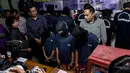 Suasana gelar perkara hasil tangkapan kasus pencurian dan kekerasan di Polres Jakarta Timur, (8/10/14).(Liputan6.com/Faizal Fanani) 