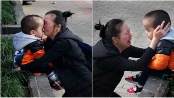 [Bintang] Di Halaman Rumah Sakit, Wanita Ini Menangis Sambil Memeluk Anaknya, Ternyata Begini Ceritanya