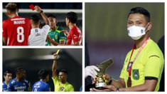 Piala Menpora 2021 memberikan penghargaan Wasit Terbaik kepada Agus Fauzan Arifin. Namun dibalik penghargaan tersebut banyak kontroversi yang terjadi. (Foto: Bola.com)