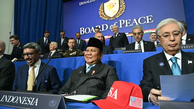 Momen Presiden Prabowo Hadiri Pertemuan Perdana Dewan Perdamaian Gagasan Donald Trump