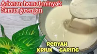 Rahasia Gorengan Tetap Renyah dan Tidak Berminyak (Credit: Youtube/DAPUR RAYYANKA)