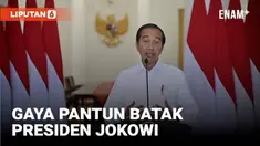 Presiden Joko Widodo menutup Sinode Godang ke-66 secara virtual. Sinode Godang Ke-66 HKBP digelar 24-27 Oktober 2022 di Auditorium Seminarium HKBP Sipoholon, Tapanuli Utara, Sumatra Utara. Di akhir pidatonya, Jokowi menyampaikan pantun dalam bahasa B...