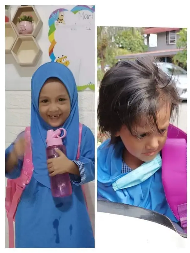 7 Potret Beda Penampilan Bocah Berangkat Vs Pulang Sekolah Ini Kocak