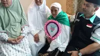 Baiq Mariah, Jemaah Haji tertua asal Indonesia mendapat fasilitas khusus dari Kerajaan Arab Saudi (Liputan6.com/Taufiqurrohman)