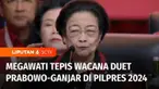 Dalam penutupan Rakernas ke-4 PDI Perjuangan, Megawati Soekarnoputri menepis adanya wacana duet Prabowo-Ganjar untuk bersanding dalam Pilpres 2024. Mahfud MD dan Khofifah Indar Parawansa disebut-sebut sebagai dua nama yang menguat untuk menjadi penda...
