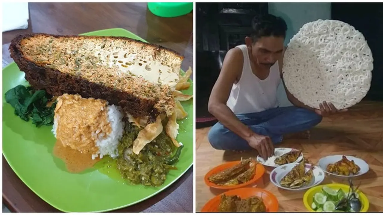 6 Potret Lauk Jumbo Ini Bikin Bingung Cara Habiskan, Nasinya Cuma Sedikit