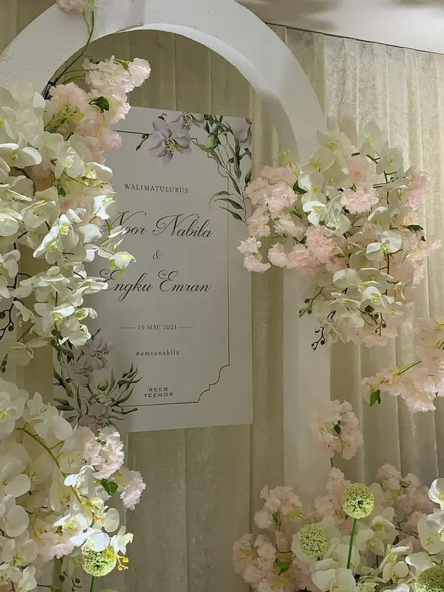 7 Momen Pernikahan Engku Emran dan Noor Nabila, Sah Jadi Suami-istri