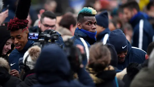 Gaya Paul Pogba Saat Ikuti Latihan Bersama Timnas Prancis