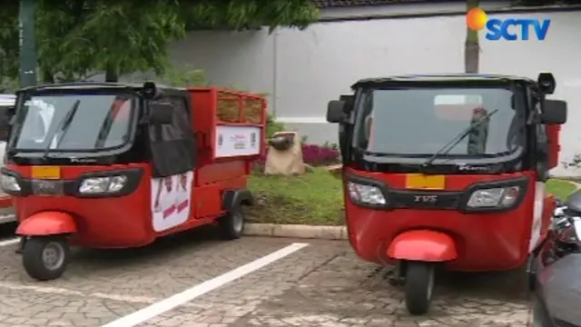 Secara total nantinya ada 5.000 unit Bajaj Sampah akan diserahkan secara bertahap dan disebar ke setiap RW di ibukota.