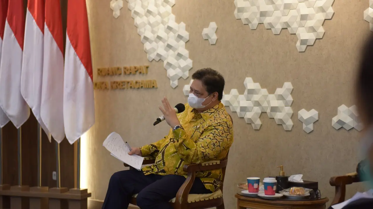 Menko Perekonomian Airlangga Hartarto
