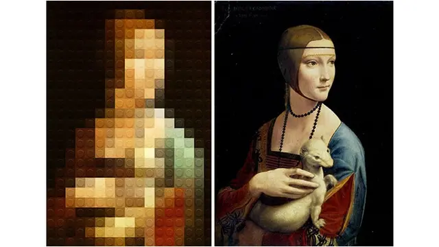Mirip Aslinya, 7 Karya Seni Ini Dibuat dari Lego
