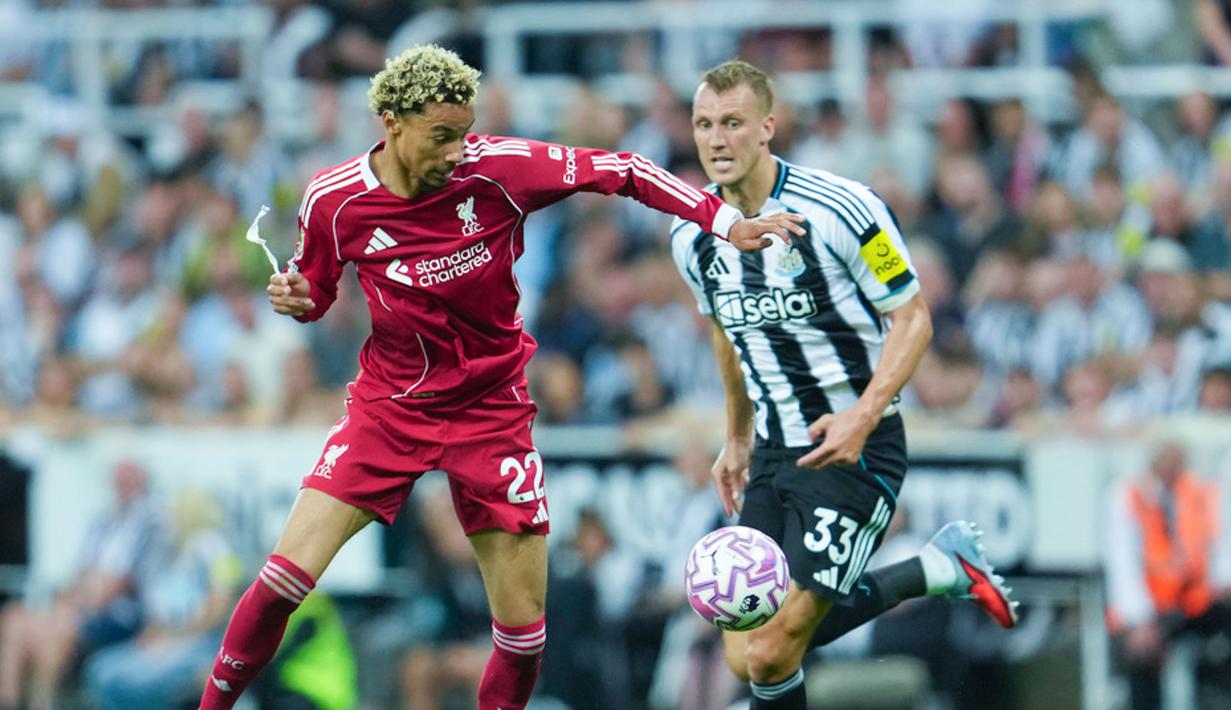 Kemenangan ini membuat Liverpool naik ke posisi ketiga klasemen sementara dengan enam poin. Di sisi lain, Newcastle baru mengumpulkan satu poin dan masih tertahan di peringkat ke-15. (AP Photo/Jon Super)