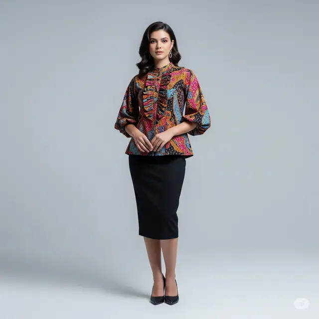 12 Model Kemeja Batik Wanita Formal Modern untuk Tampilan Profesional dan Elegan