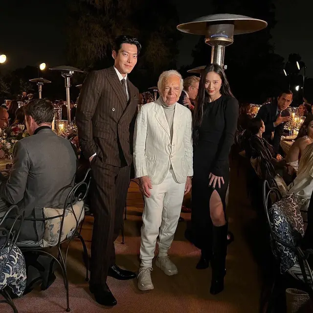 Pertemuan Kim Woo Bin dan Krystal Jung, bintang drakor The Heirs 2013 (Foto: Instagram  ____kimwoobin)