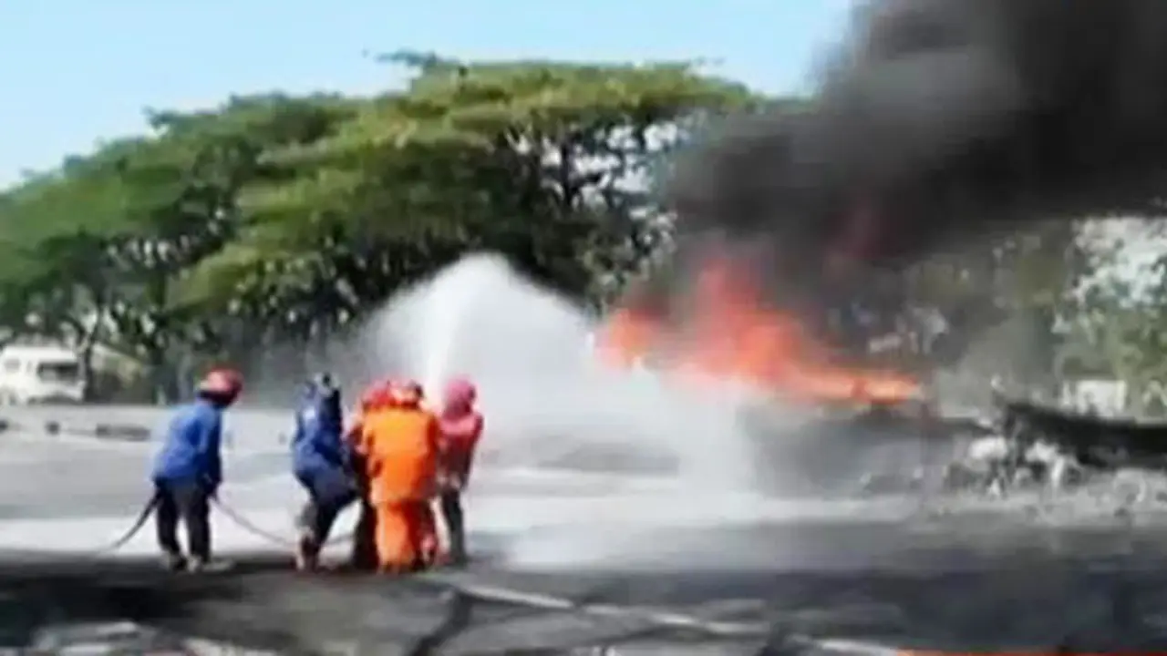 Kecelakaan di Tol Sidoarjo