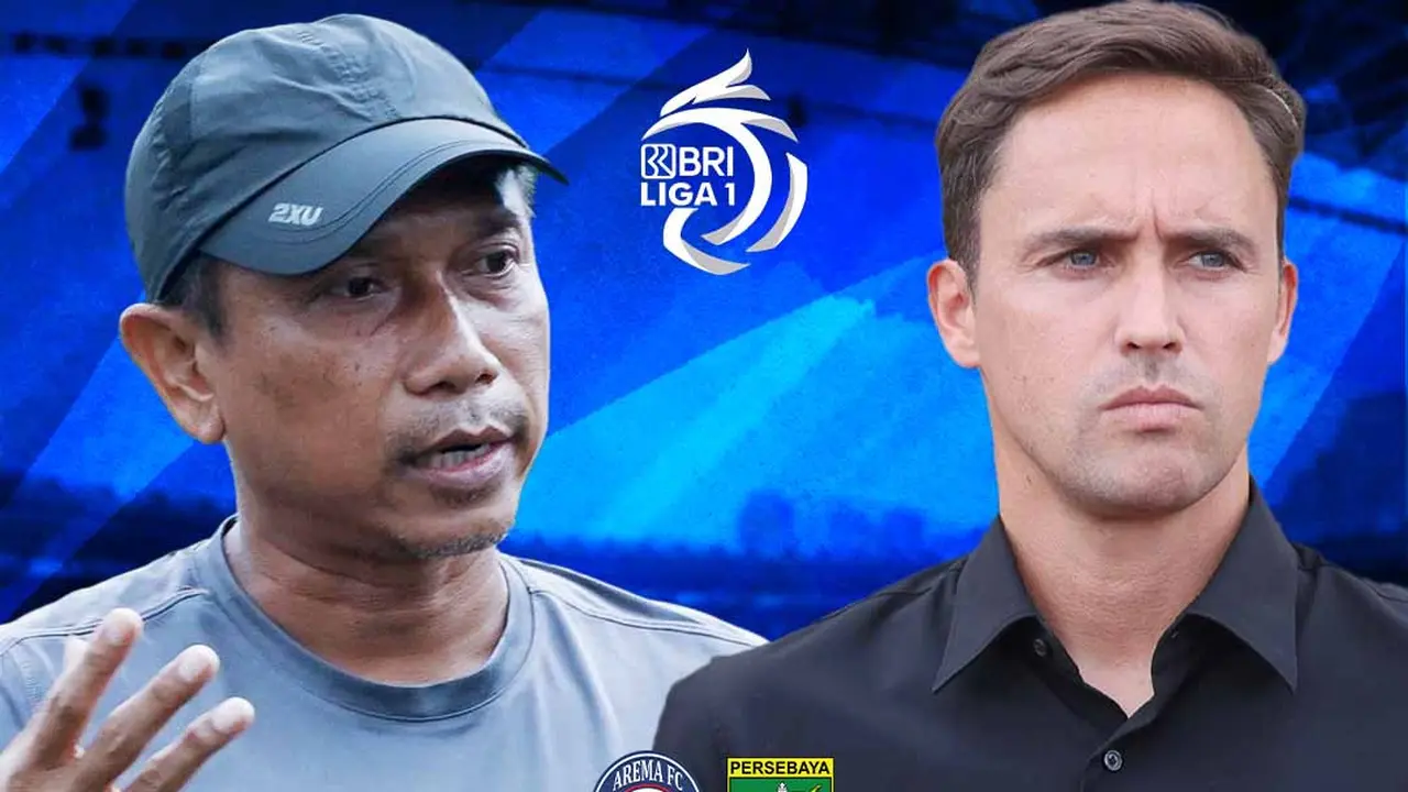 BRI Liga 1 - Duel Pelatih - Arema FC Vs Persebaya Surabaya