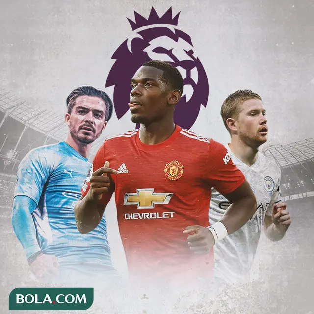 Premier League - Jack Grealish, Paul Pogba, Kevin De Bruyne