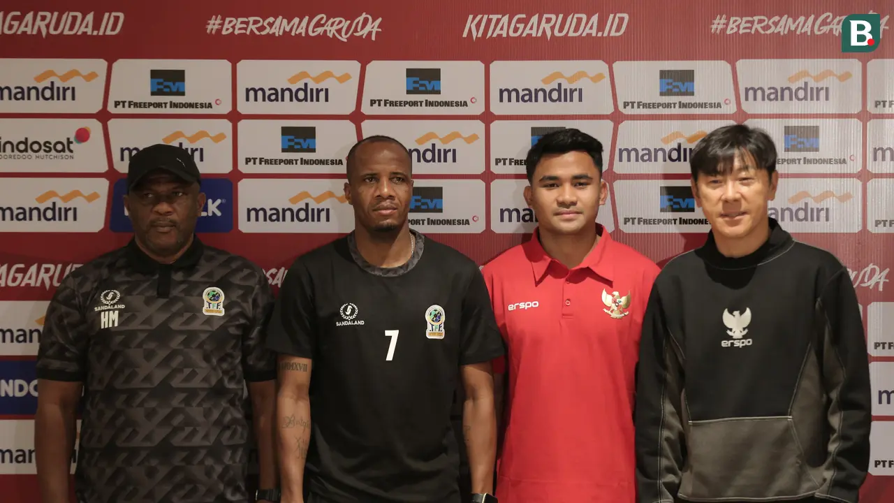 Konferensi pers Timnas Indonesia Vs Timnas Tanzania