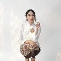 Hadiri showcase serial drama, Yasmin Napper tampil anggun dengan gaya yang berbeda.[@yasminnapper]
