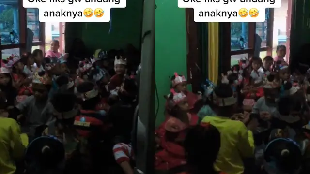 Kemeriahan ulang tahun seorang ibu