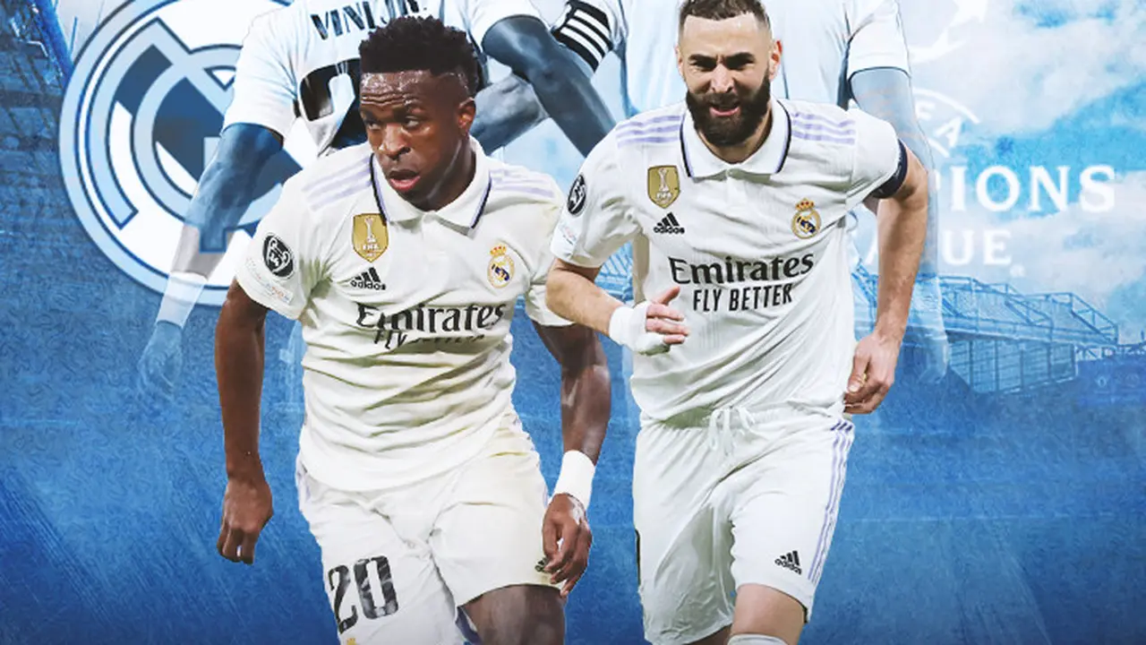 Real Madrid - Vinicius dan Karim Benzema