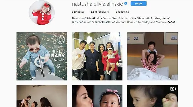 	Akun Instagram Nastusha Olivia Alienskie (Foto: Ist)