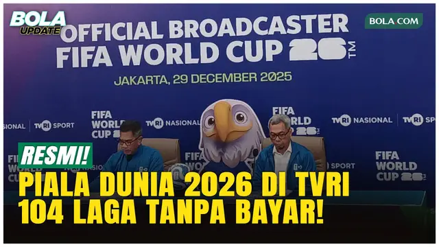 Resmi! TVRI Pegang Hak Siar Piala Dunia 2026, 104 Laga Gratis untuk Rakyat