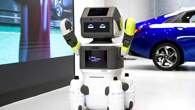 Robot ini akan menggantikan tenaga penjual di diler Hyundai (Carbuzz)
