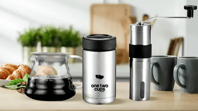 Peralatan kopi di rumah