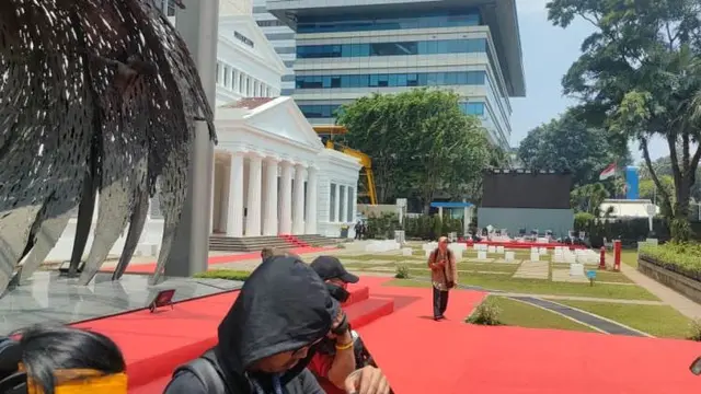 Museum Nasional Indonesia, bagian halaman depan akan banyak digunakan untuk menggelar beragam kehgiatan. (Liputan6.com/Henry)