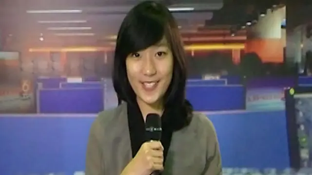Fifilia Sugita Pengunjung Peserta Presenter di Indonesia Broadcaster Expo 2013.