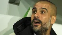 Manchester City menunjuk Josep Guardiola sebagai manajer mulai musim 2016-2017. (AFP/Odd Andersen)