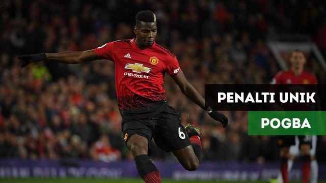 Berita Video Penalti Unik Pogba Buat Manchester United Raih Kemenangan