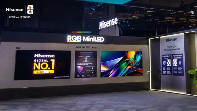 Stand de Hisense en CES 2026