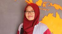 Ika Nur Atikoh, santri Pondok Pesantren Minhajut Tholabah, Purbalingga peraih beasiswa LPDP S2 di Swedia. (Foto: Liputan6.com/Dinkominfo PBG/Muhamad Ridlo)