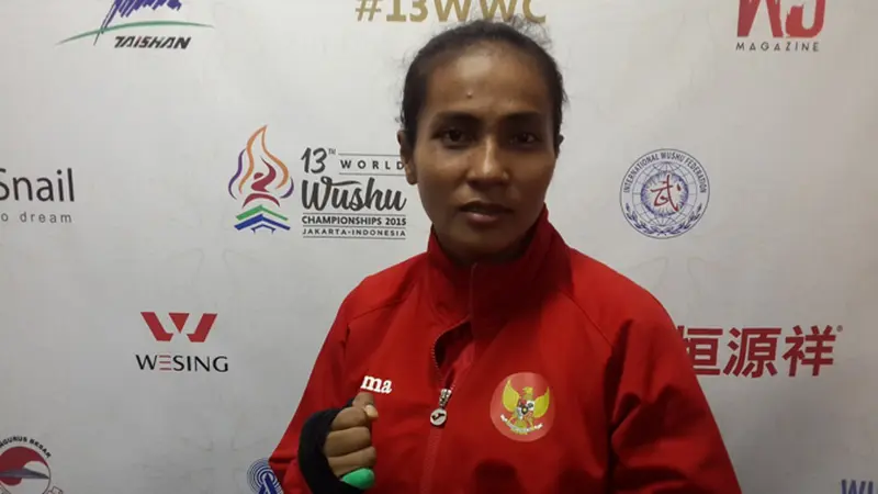 Atlet Wushu Indonesia, Moria Manalu (Liputan6.com)