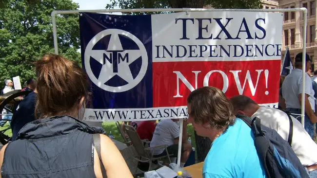 Ilustrasi gerakan pemisahan negara bagian Texas. (Sumber Flickr)