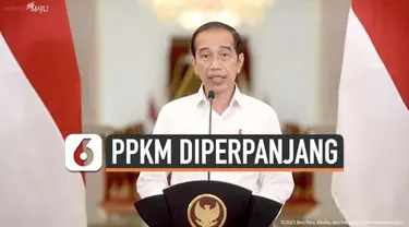 Presiden Joko Widodo sampaikan pengumuman terkait status PPKM atau Pemberlakuan Pembatasan Kegiatan Masyarakat yang hari ini berakhir. Senin (23/8) malam, Jokowi memutuskan untuk kembali perpanjang PPKM namun dengan melakukan penurunan level di sejum...