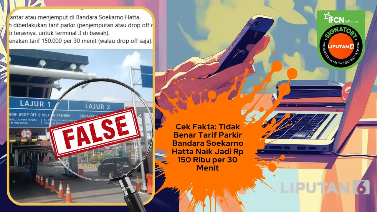 Cek fakta tarif parkir Bandara Soetta
