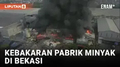 3 Orang Tewas dalam Kebakaran Pabrik Minyak di Bekasi